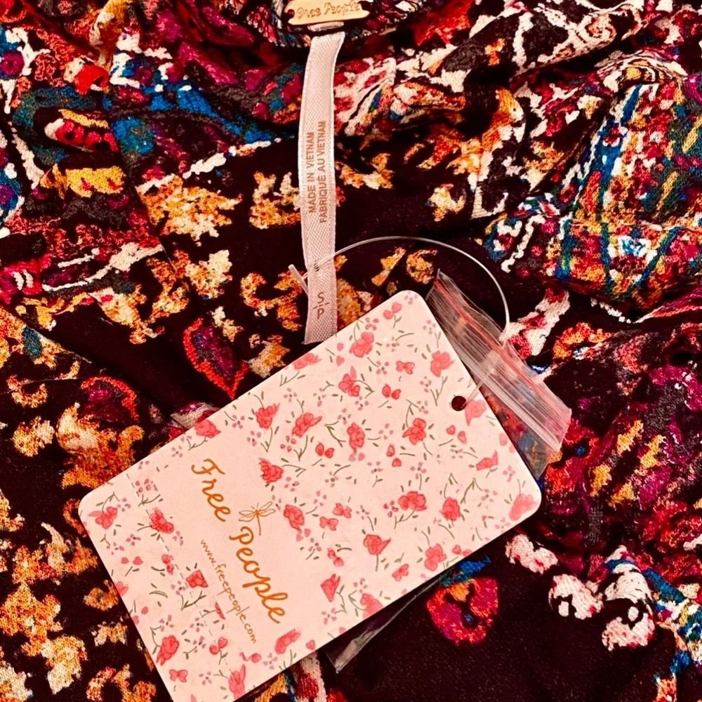 NWT Free People All Dolled Up Mini Dress - Picture 16 of 16